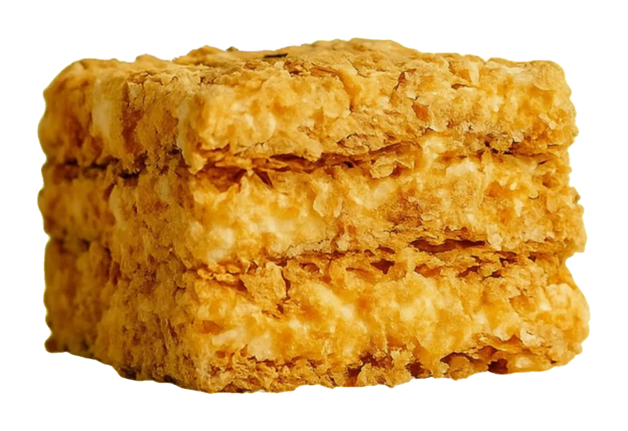 Napoleon Pastry — Whipped Cream