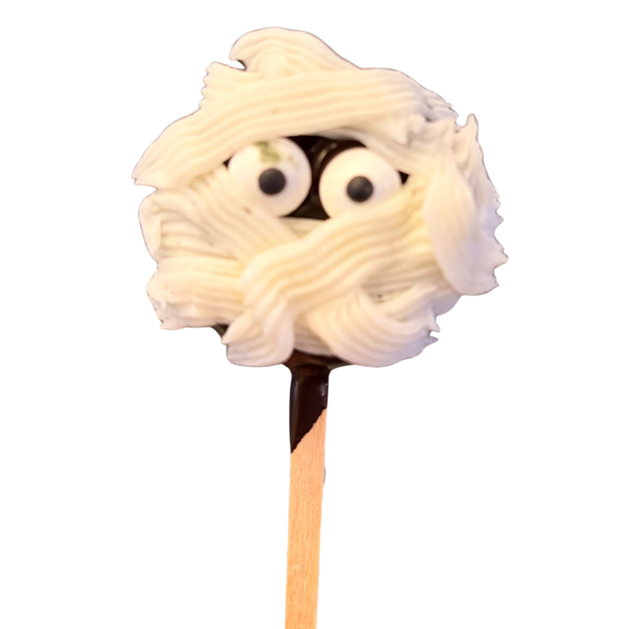 Halloween Cake Pops — Mummy
