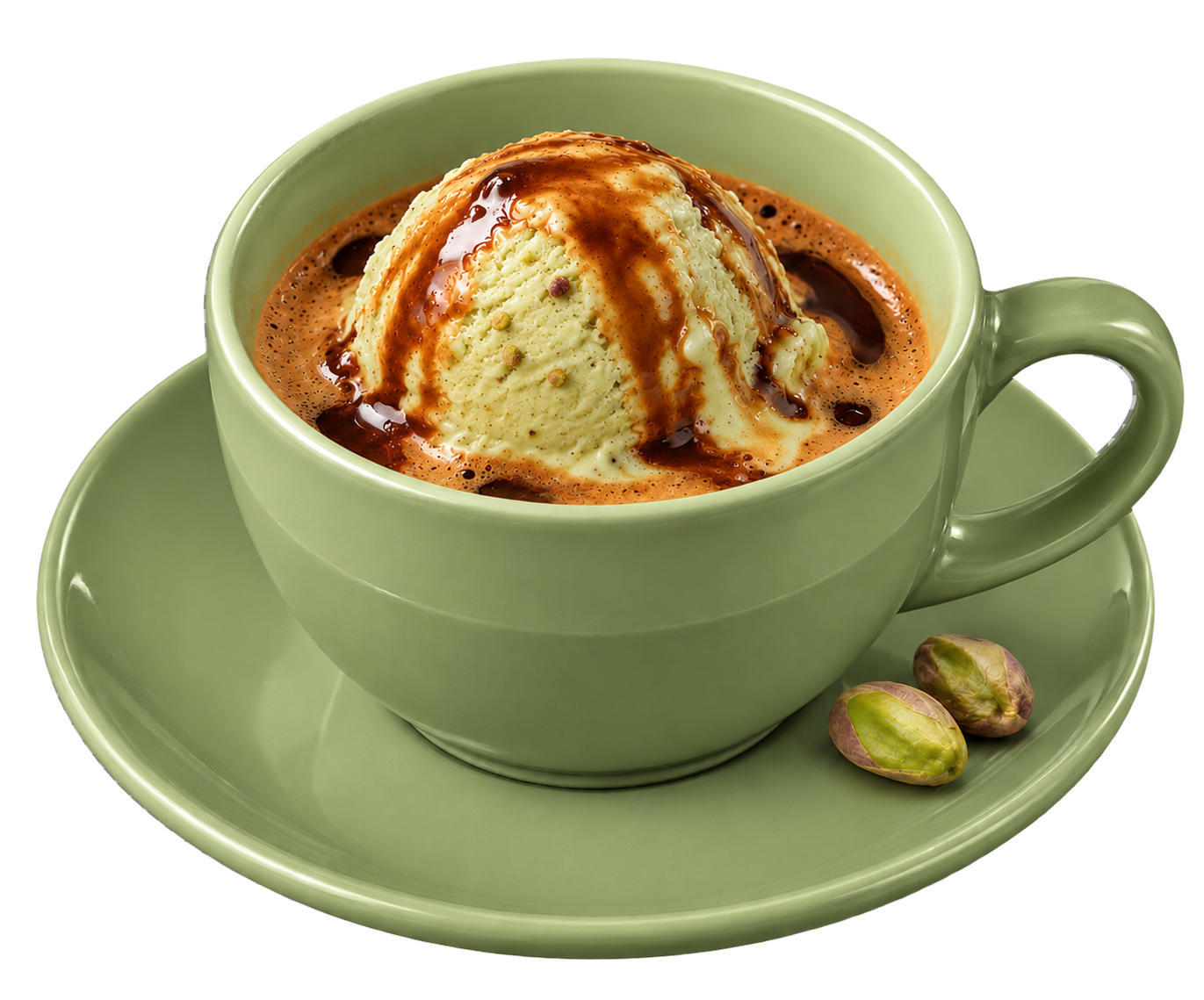 Affogato — Pistachio Ice Cream